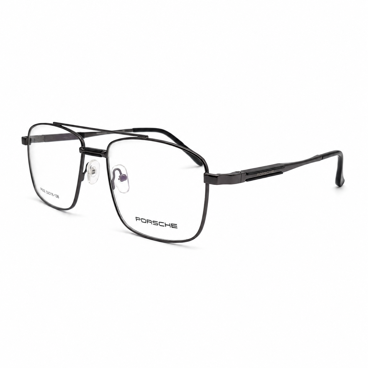 P002 Black Metal Glasses