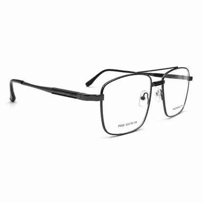 P002 Black Metal Glasses