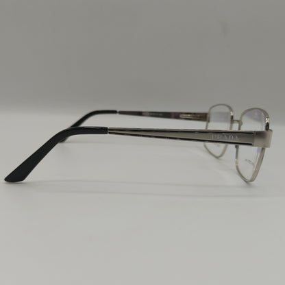 PRADA Black+Silver Unisex Metal Glasses