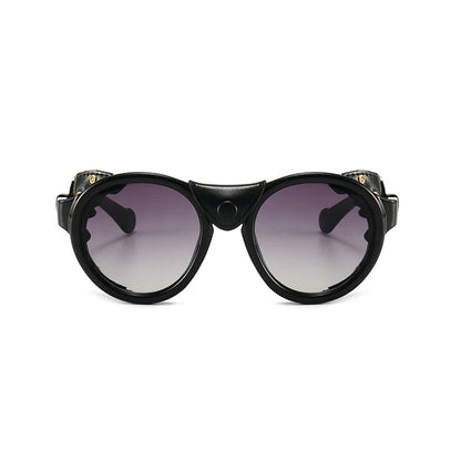 Pilot Oval Round Aviator Drop Sunglasses