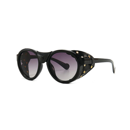 Pilot Oval Round Aviator Drop Sunglasses