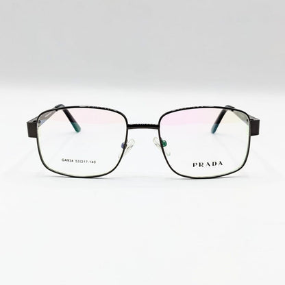 Prada Rectangle Metal Black