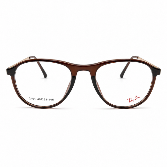 Ovel Brown Full Rim Optical Eyeglasses