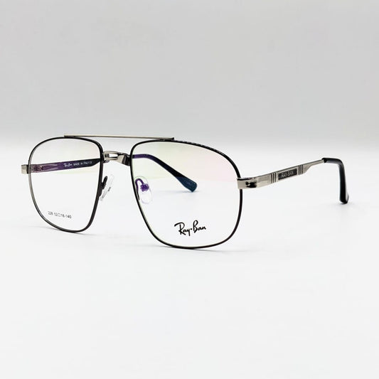 RayBan Square Black-Silver Metal