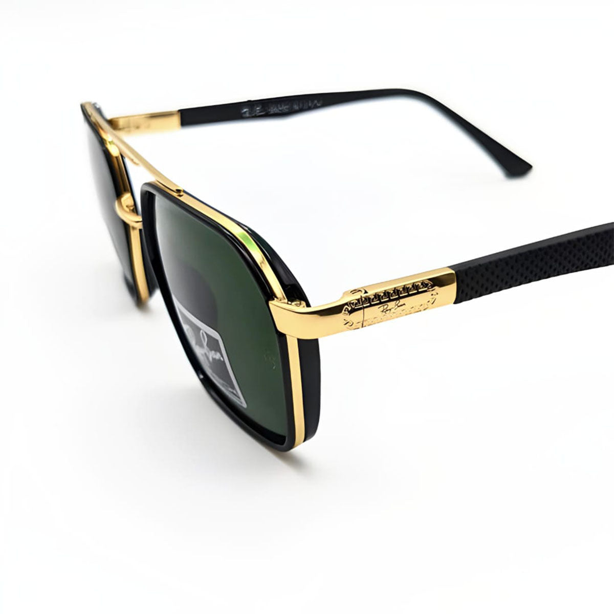 Rayban Golden with Green Lens