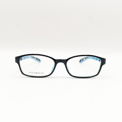 Rectangle Black+Blue Glasses for Women