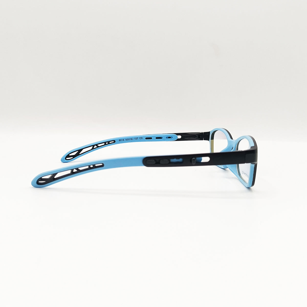 Rectangle Black+Blue Glasses for Women
