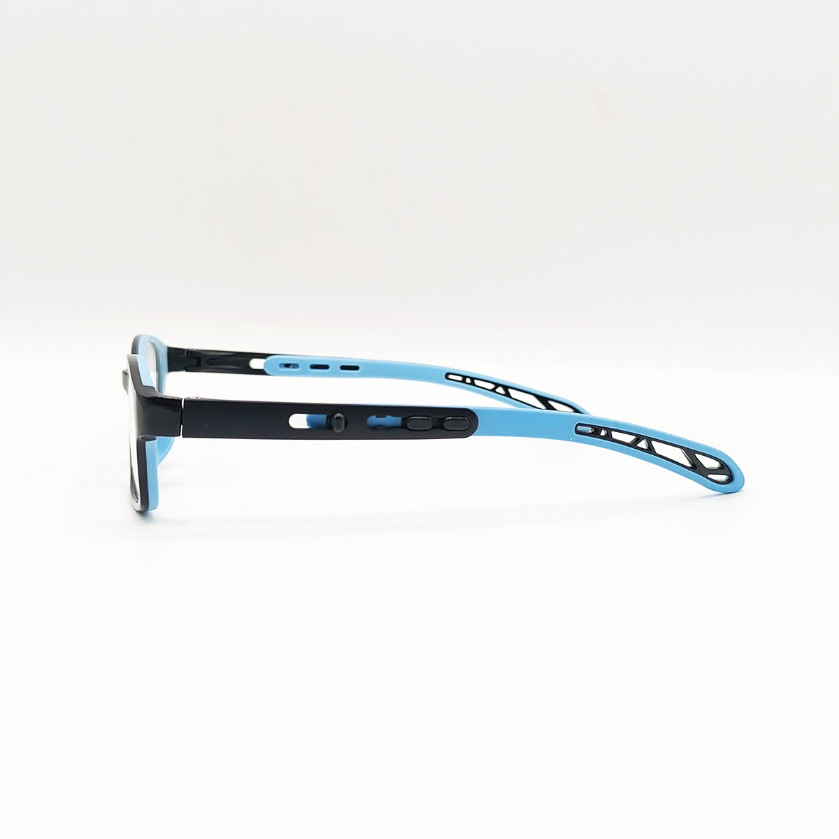 Rectangle Black+Blue Glasses for Women
