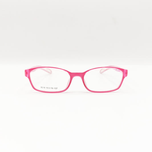 Rectangle Light Pink Glasses for Women