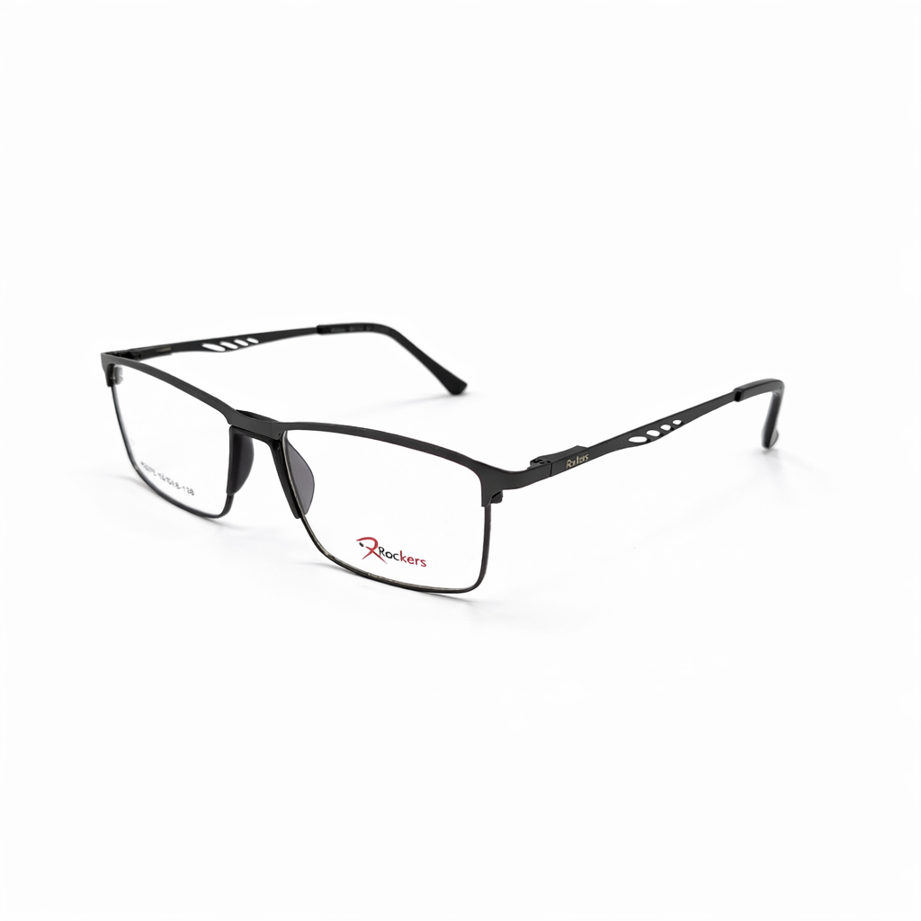 Lightweight Metal Rectangular Eyeglasses