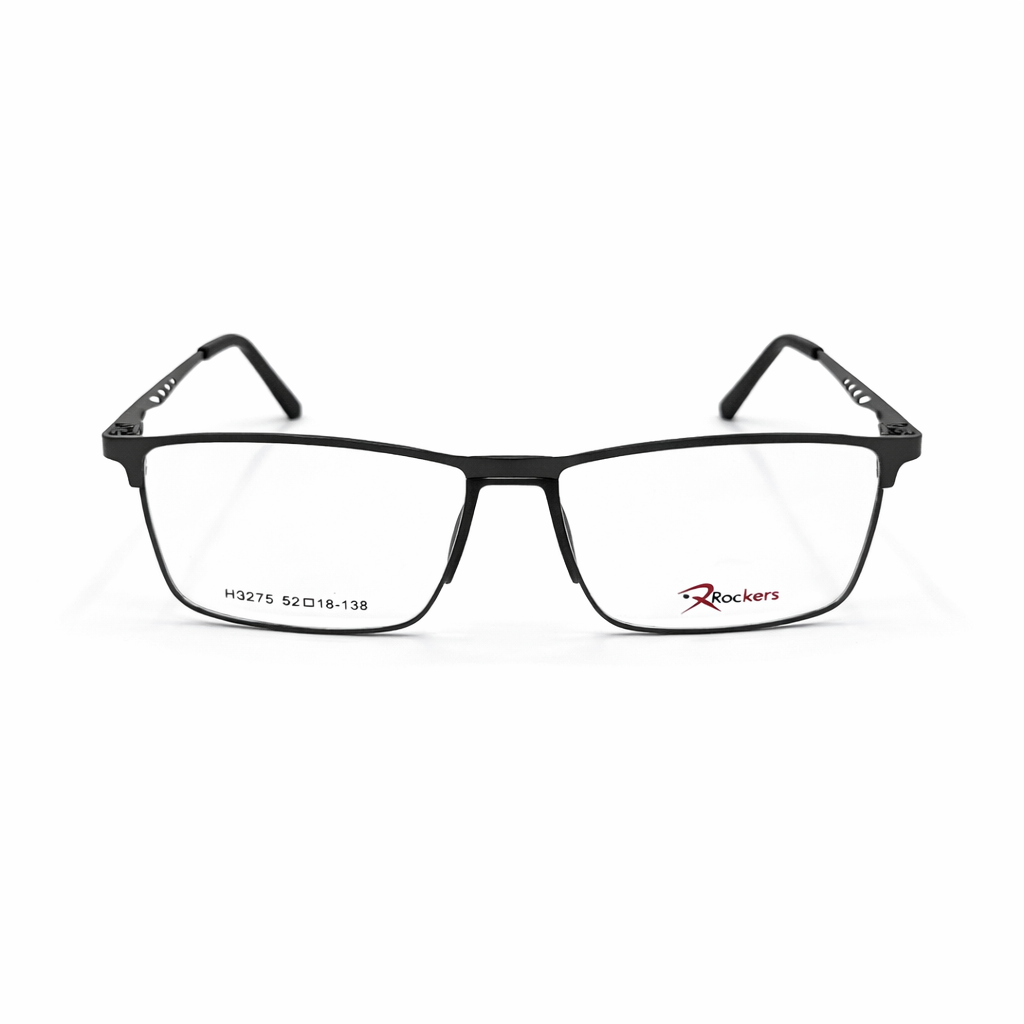 Lightweight Metal Rectangular Eyeglasses