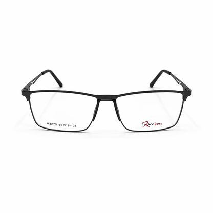 Lightweight Metal Rectangular Eyeglasses