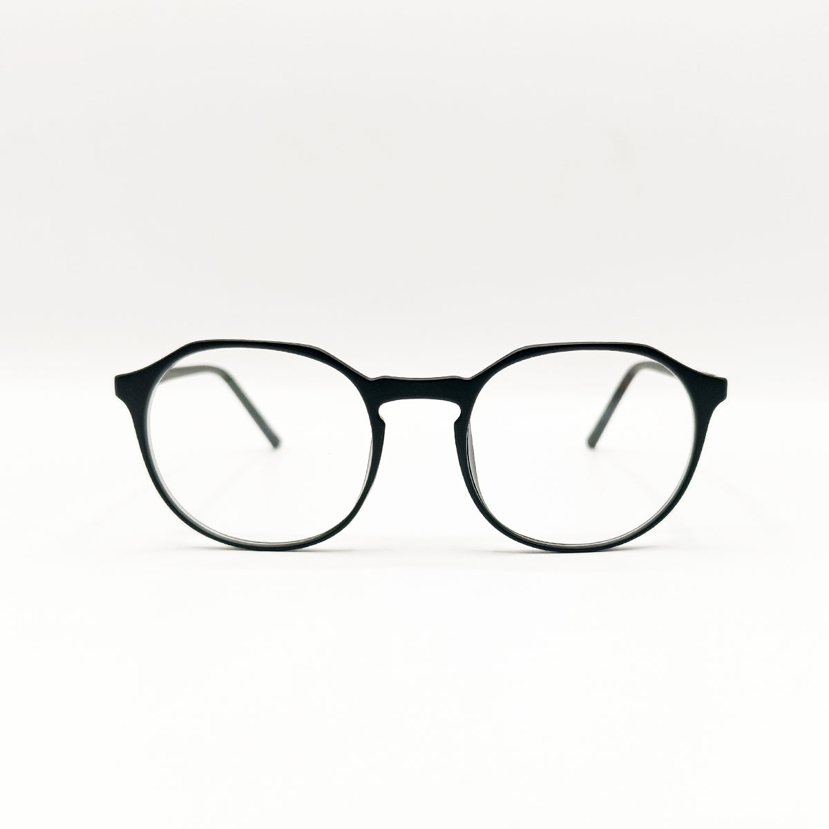 Round Black Sheet Glasses