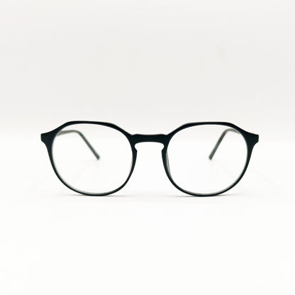 Round Black Sheet Glasses