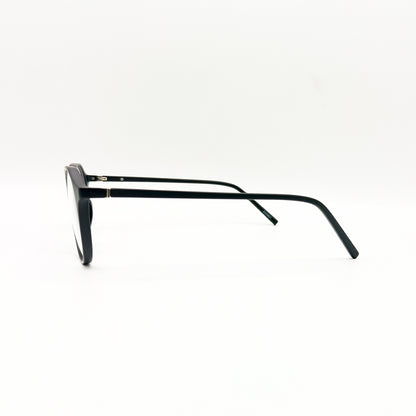 Round Black Sheet Glasses
