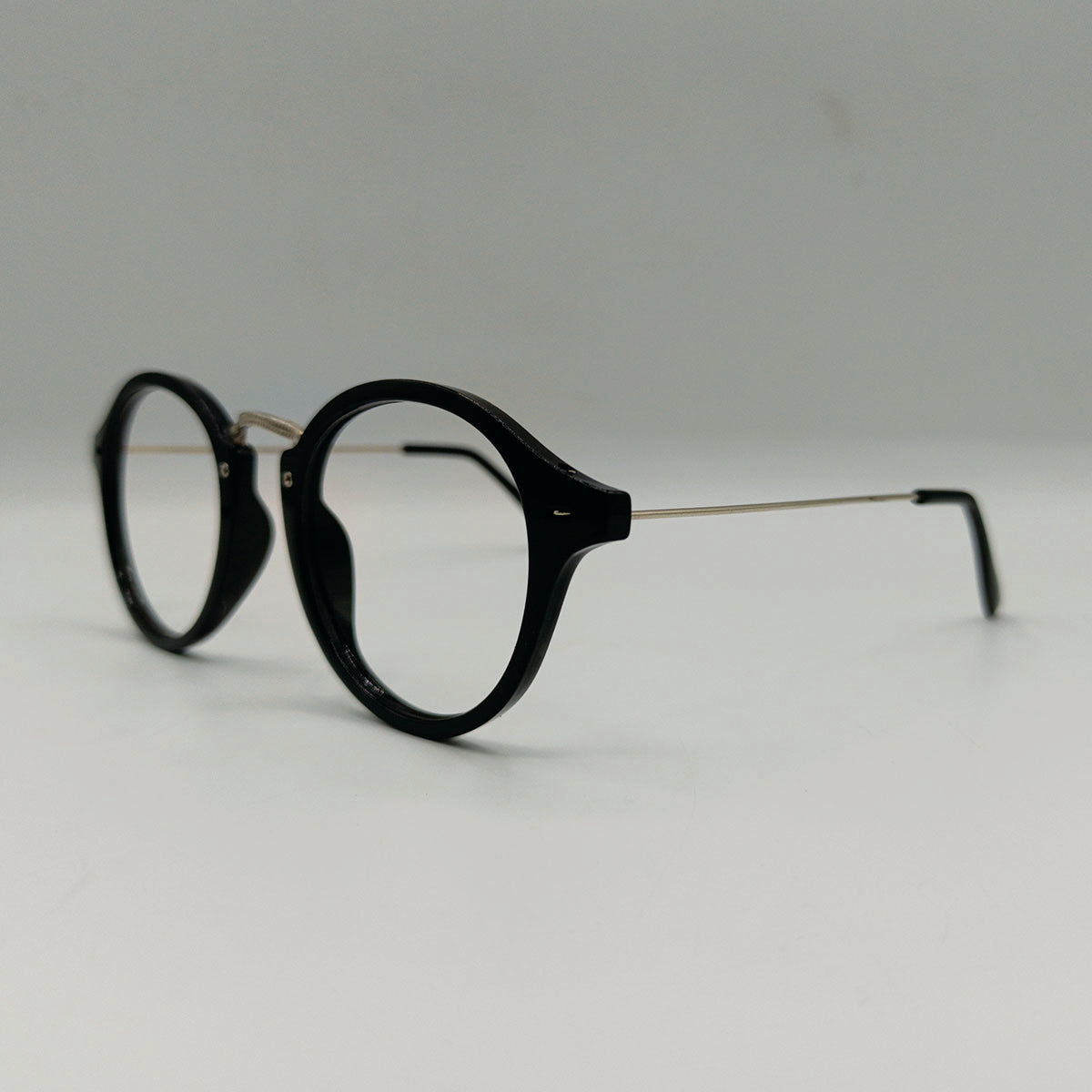 Round Fleck Eyeglasses