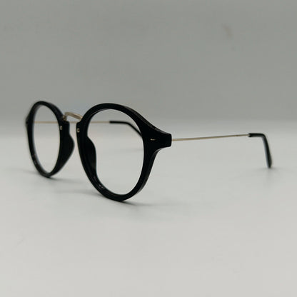 Round Fleck Eyeglasses