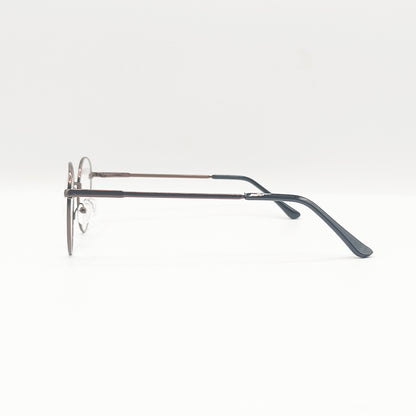 Round Women Metal Glasses