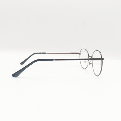 Round Women Metal Glasses