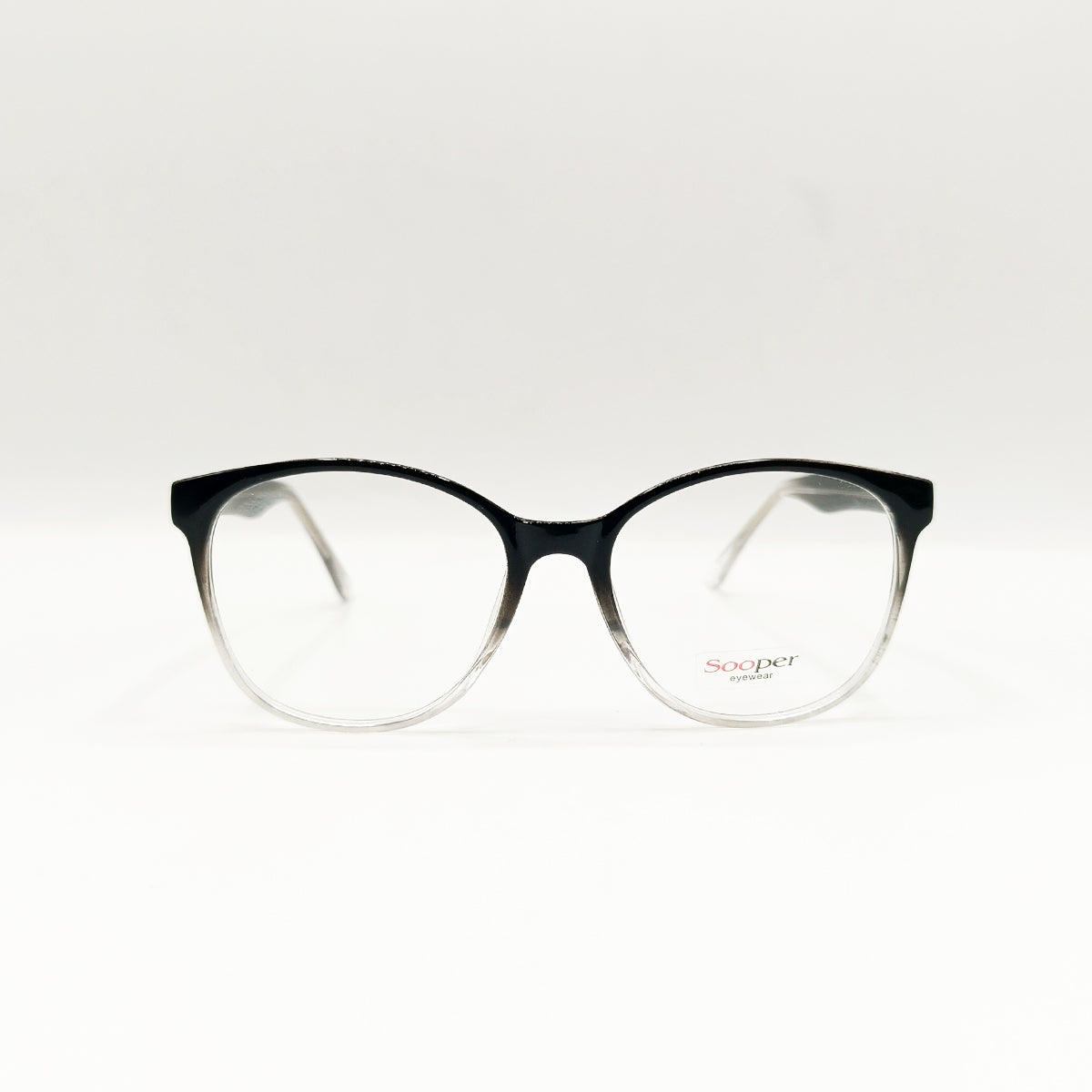 Sooper Black-White Glasses