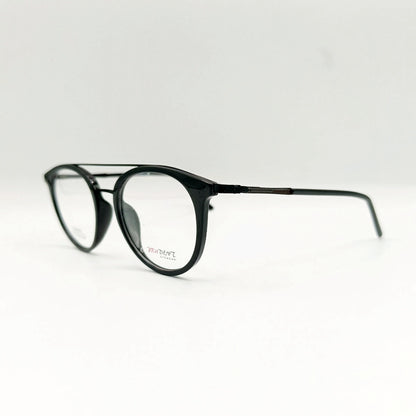 Stylish Black Oval Eyeglasses