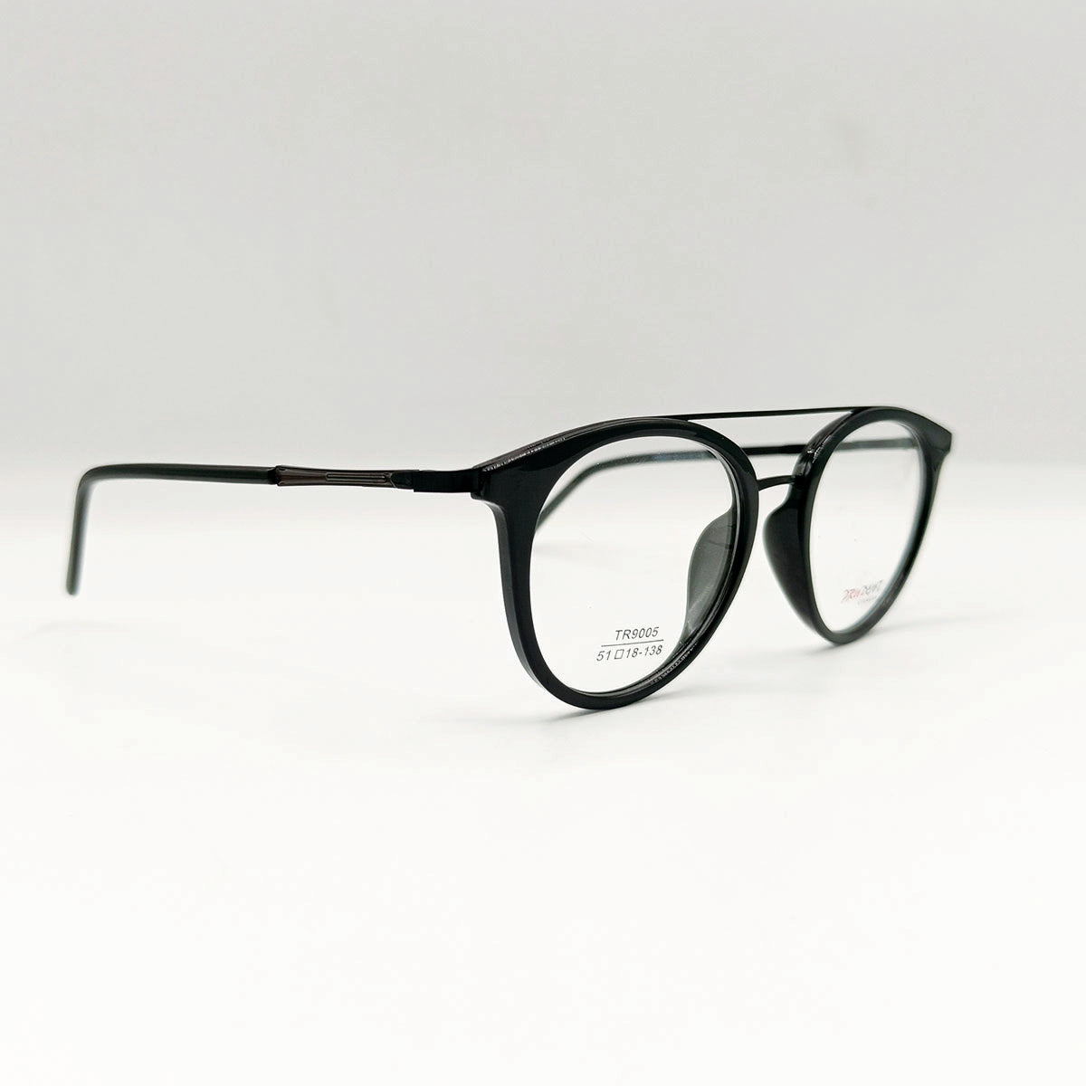 Stylish Black Oval Eyeglasses
