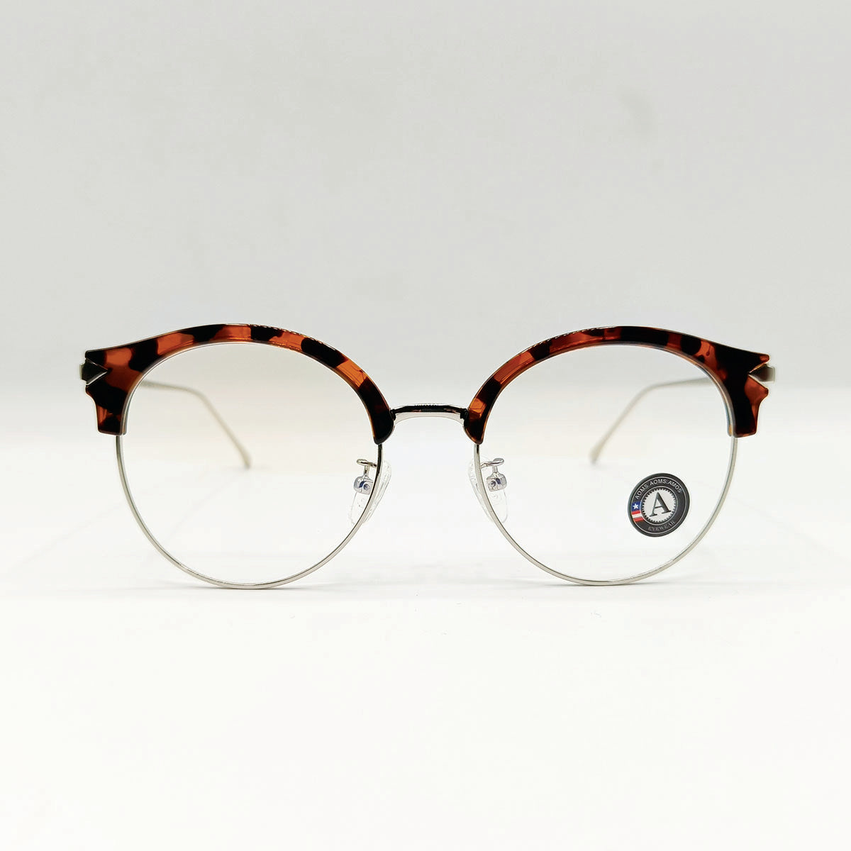 Tortoiseshell Browline Glasses