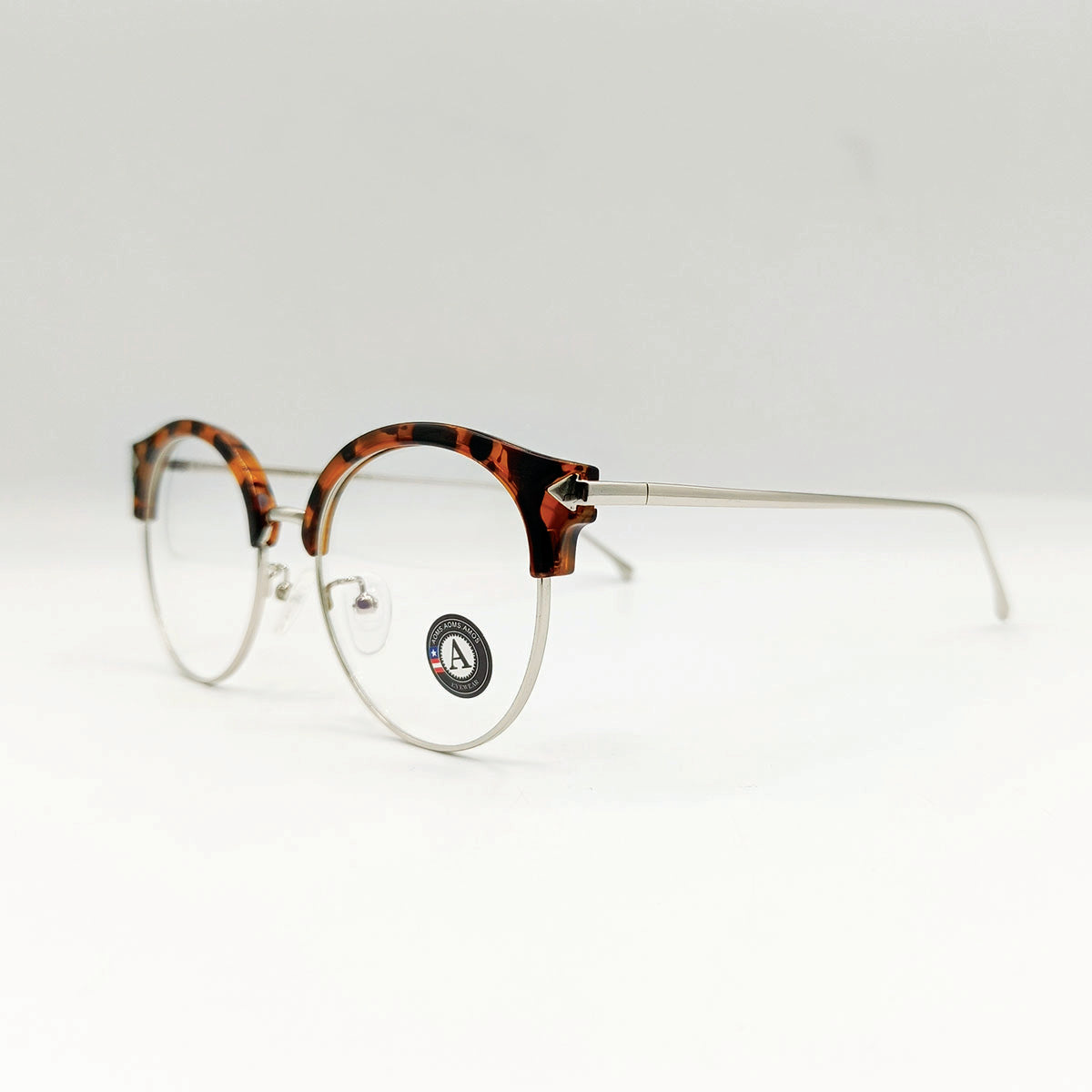 Tortoiseshell Browline Glasses