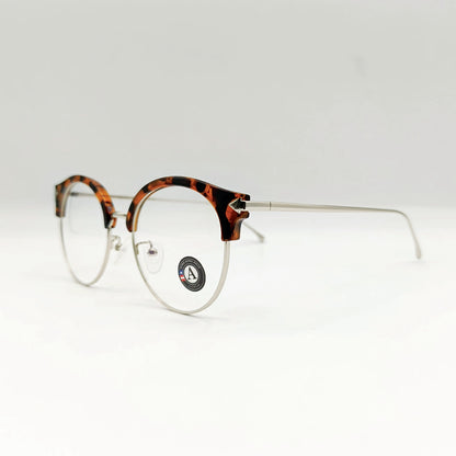 Tortoiseshell Browline Glasses