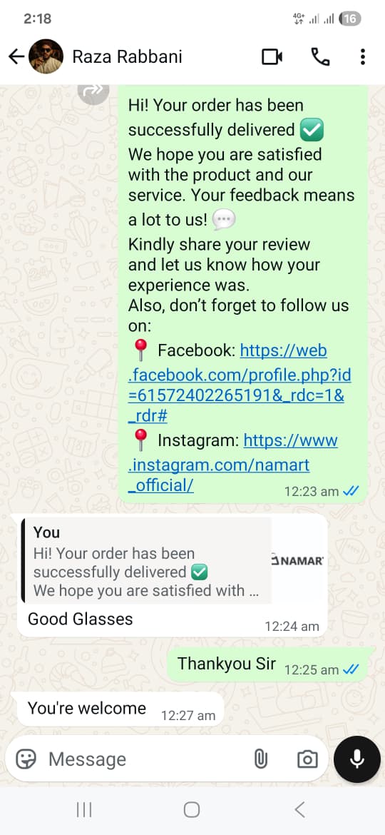 Customer review