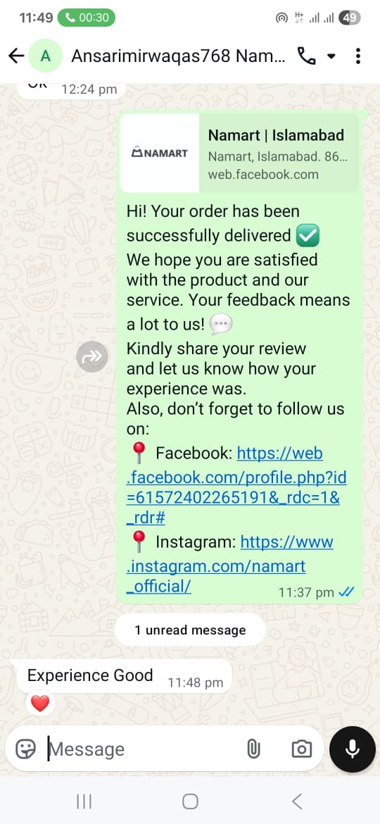 Customer review