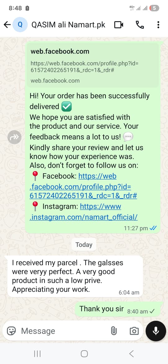 Customer review