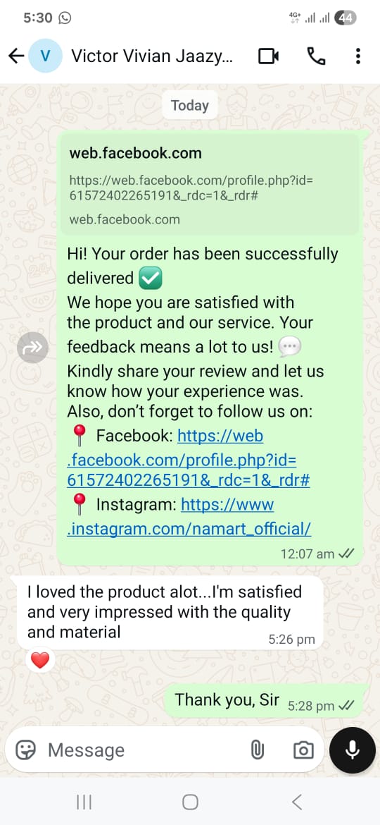 Customer review