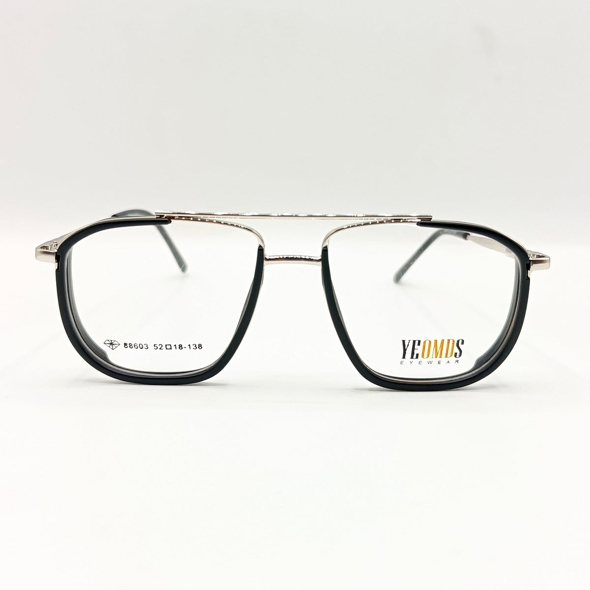 YEOMDS Eyewear Black+Silver Unisex