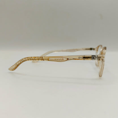 Kids Round Light Brown Glasses