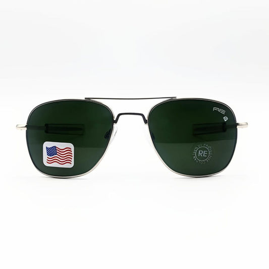 Randolph Silver with Green Lens